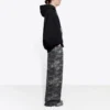 Pantalones de jeans de camuflaje de pierna ancha «Gris» 641456TJW551055