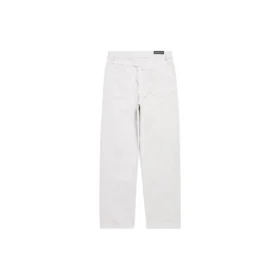 Pantalones de mezclilla de corte holgado «White Denim» 736540TNW039020