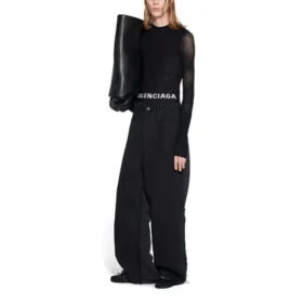 Pantalones de mezclilla holgados híbridos «Negro» 738751TNW111700