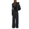 Pantalones de mezclilla holgados híbridos «Negro» 738751TNW111700