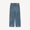 Pantalones de mezclilla holgados para hombre en azul oscuro