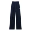 Pantalones deportivos de pierna ancha con banda y logo «Sporty B» «Negro» 675346TLVA11070