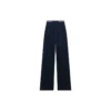 Pantalones deportivos de pierna ancha con banda y logo «Sporty B» «Negro» 675346TLVA11070