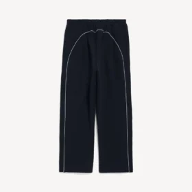 Pantalones holgados de fútbol para hombre en negro