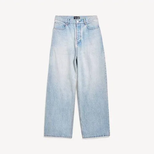 Pantalones holgados en azul claro Pantalones holgados en azul claro