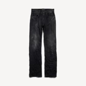 Pantalones rectos urbanos para mujer en negro Pantalones rectos urbanos para mujer en negro