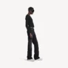 Pantalones rectos urbanos para mujer en negro Pantalones rectos urbanos para mujer en negro