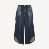 Pantalones «Tulipe» para mujer en color océano oscuro