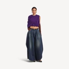 Pantalones «Tulipe» para mujer en color océano oscuro