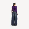Pantalones «Tulipe» para mujer en color océano oscuro