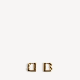 Pendientes para mujer b xs en oro brillante Pendientes para mujer b xs en oro brillante