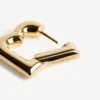 Pendientes para mujer b xs en oro brillante Pendientes para mujer b xs en oro brillante