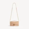 Pochette de mujer con forma de Hourglass y cadena en color nude Pochette de mujer con forma de Hourglass y cadena en color nude