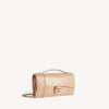 Pochette de mujer con forma de Hourglass y cadena en color nude Pochette de mujer con forma de Hourglass y cadena en color nude