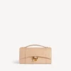 Pochette de mujer con forma de Hourglass y cadena en color nude Pochette de mujer con forma de Hourglass y cadena en color nude