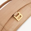 Pochette de mujer con forma de Hourglass y cadena en color nude Pochette de mujer con forma de Hourglass y cadena en color nude