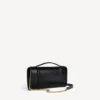 Pochette de mujer con forma de Hourglass y cadena en negro Pochette de mujer con forma de Hourglass y cadena en negro