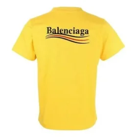 Political Campaign Camiseta, talle grande «Amarillo» 620967TKVJ17442