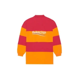 Polos de manga larga con corte irregular «Raspberry Fluo Orange» 657073TKVA56667