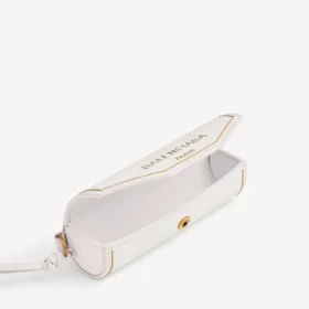 Porta-atomizador de perfume de viaje en dix blanco marfil Porta-atomizador de perfume de viaje en dix blanco marfil
