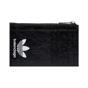 Portamonedas y tarjetero largo Balenciaga x adidas «Negro» 721896210M61091