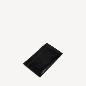 Portamonedas y tarjetero largo «Superbusy» para hombre en negro