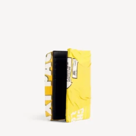 Portapasaportes «Chips» para hombre en amarillo