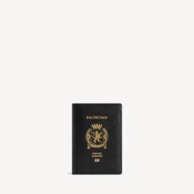 Portapasaportes para hombre en negro