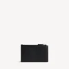 Portatarjetas largo para hombres con compartimento para monedas y tarjetas, en negro Portatarjetas largo para hombres con compartimento para monedas y tarjetas, en negro