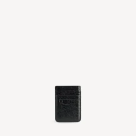 Portatarjetas Le City Magnet para hombre en negro