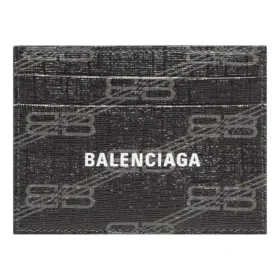 Portatarjetas Signature de lona recubierta con BB Monogram «Negro» 594309210D81061