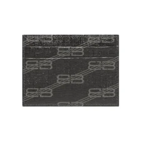 Portatarjetas Signature de lona recubierta con BB Monogram «Negro» 594309210D81061