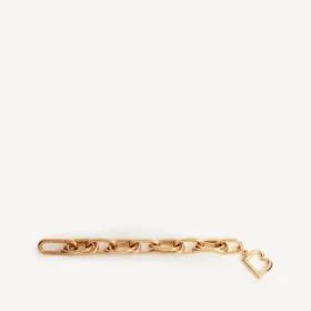 Pulseras de eslabones para mujer en oro brillante