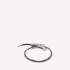 Pulseras DIY con cremallera en plateado brillante/plateado antiguo/negro