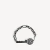 Pulseras para hombre «Neverlost» en plata envejecida