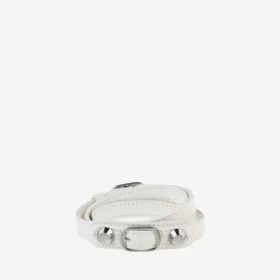 Pulseras triple City para mujer en blanco óptico/plata brillante Pulseras triple City para mujer en blanco óptico/plata brillante