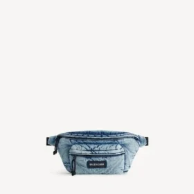 Riñonera Explorer para hombre en azul deslavado