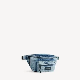 Riñonera Explorer para hombre en azul deslavado