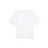 Ropa de gimnasio holgada de manga corta, color blanco 620941TIVD59000