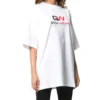 Ropa de gimnasio holgada de manga corta, color blanco 620941TIVD59000
