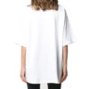 Ropa de gimnasio holgada de manga corta, color blanco 620941TIVD59000