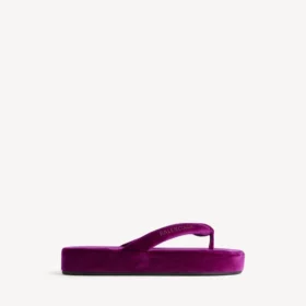 Sandalia de tiras «Jet Lag» para mujer en color morado