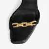 Sandalia Duchesse para mujer en negro Sandalia Duchesse para mujer en negro