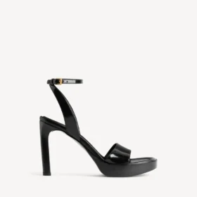 Sandalia Fargo para mujer en negro