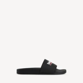 Sandalia tipo chancla para hombre en negro
