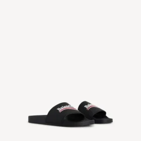 Sandalia tipo chancla para hombre en negro