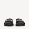 Sandalia tipo chancla para hombre en negro