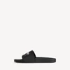 Sandalia tipo chancla para hombre en negro
