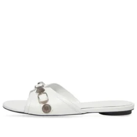Sandalias Cagole «White Arena Lambskin» 694342WAD4E9081