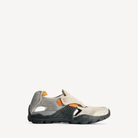 Sandalias de senderismo para hombre en gris/beige/naranja/negro